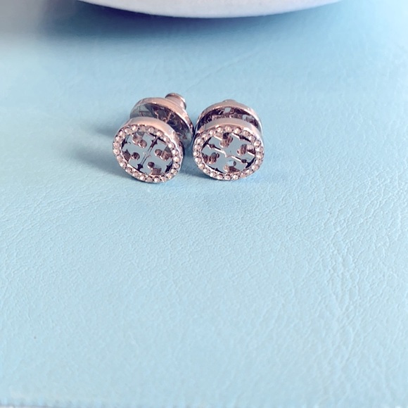 Tory Burch Logo Earrings - Picture 2 of 2